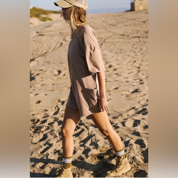 Free People Movement Hot Shot Romper Tee - Picture 2 of 4